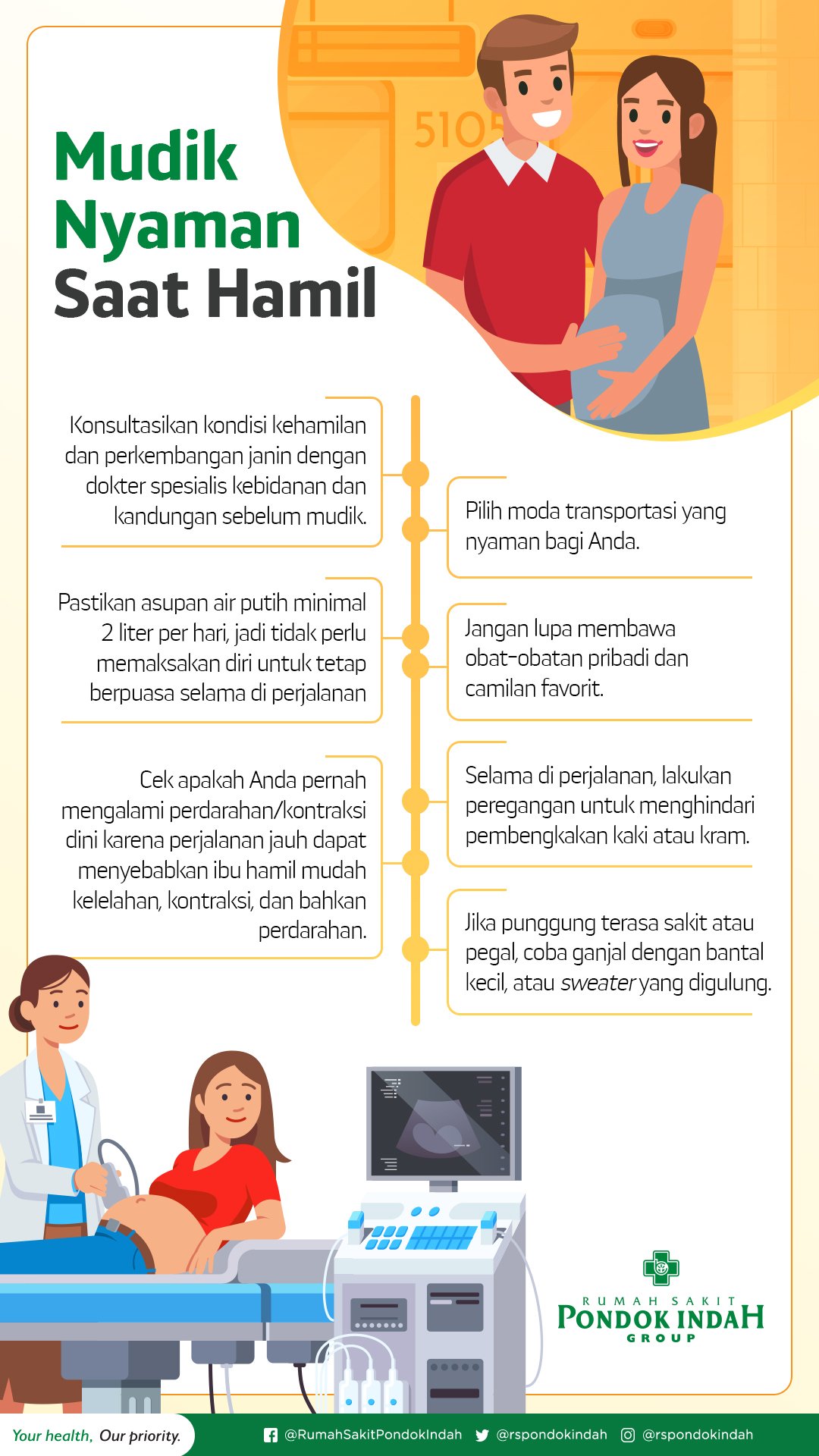 Simak Tips Mudik Nyaman untuk Ibu Hamil