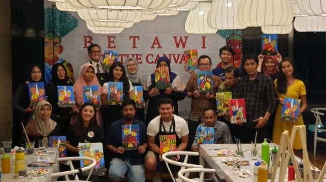 HUT Jakarta Ke 492, Kala Art Ajak Jurnalis Melukis