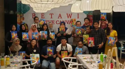 HUT Jakarta Ke 492, Kala Art Ajak Jurnalis Melukis