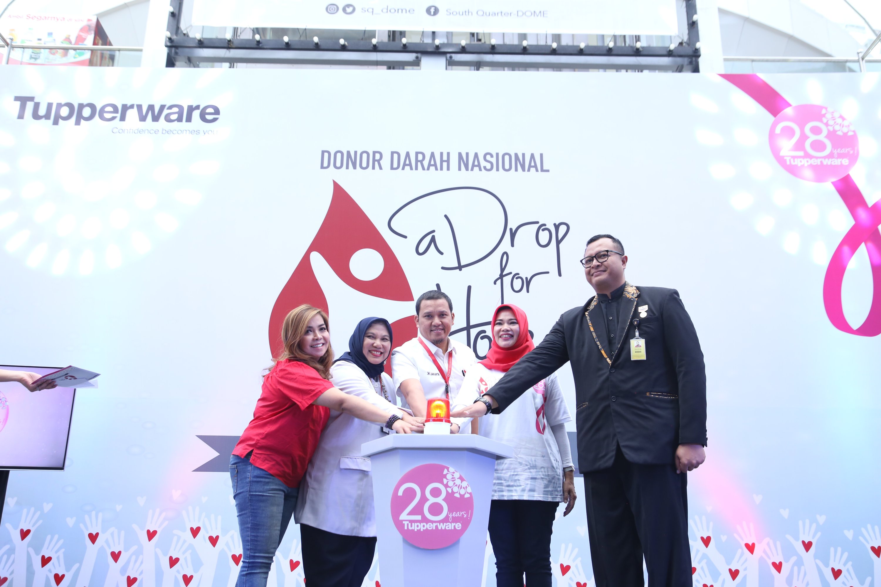 Resmikan HUT Ke-28, Tupperware Ajak Perempuan Donor Darah