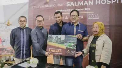 Shafira Foundation Wakaf Rp1 Miliar untuk Salman Hospital