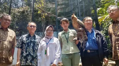 Kandang Perkembangbiakan Elang Jawa Diresmikan