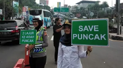 Bupati Bogor Terapkan Sistem Jalur 2 - 1 di Jalur Puncak
