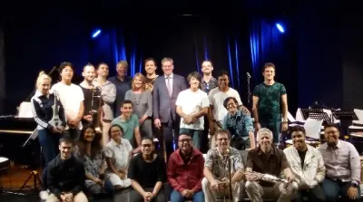 Musisi Indonesia dan Eropa Gabungkan Kemahiran di NusantEro Big Band