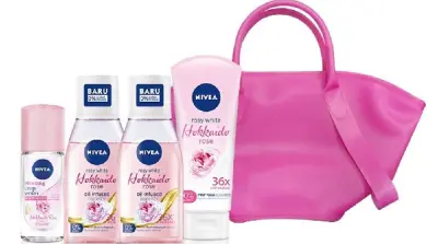 NIVEA Hokkaido Rose Series Ramaikan Shopee Super Brand Day