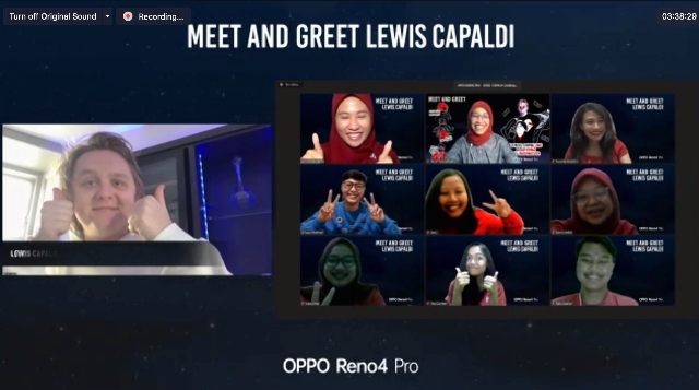 Lewis Capaldi Gelar Meet and Greet Virtual dengan Fans