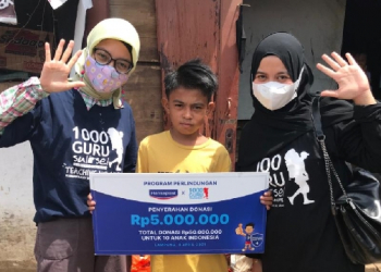 Hansaplast Salurkan Dana Pendidikan & Kesehatan untuk 10 Anak di Indonesia