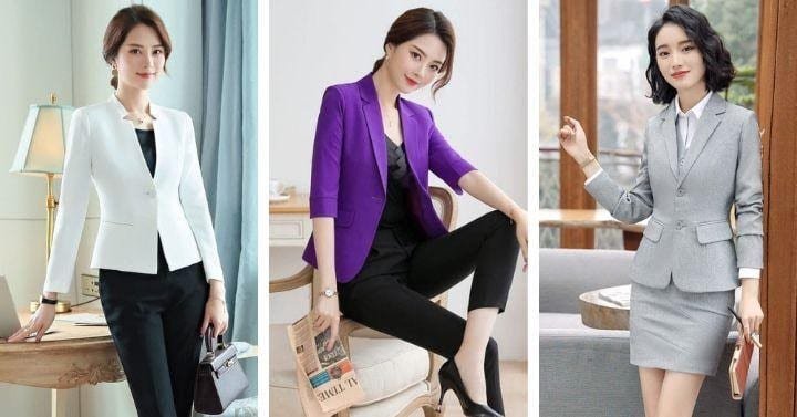 Padu padan jas dan cardigan untuk wawancara kerja/pinteres.com