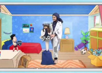 Story Telling oleh Kak Ria Enes dan Susan serta Kak Bonchie Yoska Sudrajat, Anak Siaga Hansaplast/Dok. Hansaplas.