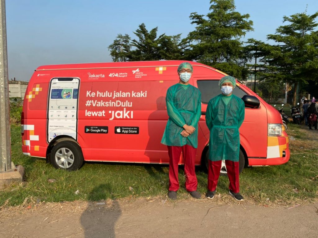 10 Mobil Vaksin Keliling Siap Beroperasi di DKI Jakarta