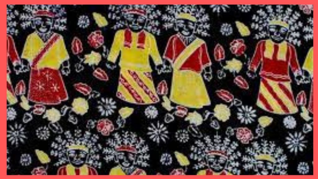 7 Motif Batik Betawi Yang Menggambarkan Sejarah Dan Identitas Jakarta 5 Motif Batik Betawi Loreng Ondel-Ondel edit by. Canva