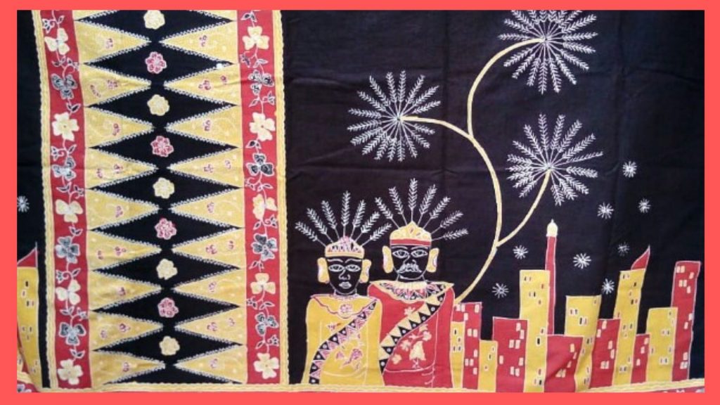 7 Motif Batik Betawi Yang Menggambarkan Sejarah Dan Identitas Jakarta 8 Motif Batik Pencakar Langit/ foto Dekranasda/ edit by. Canva
