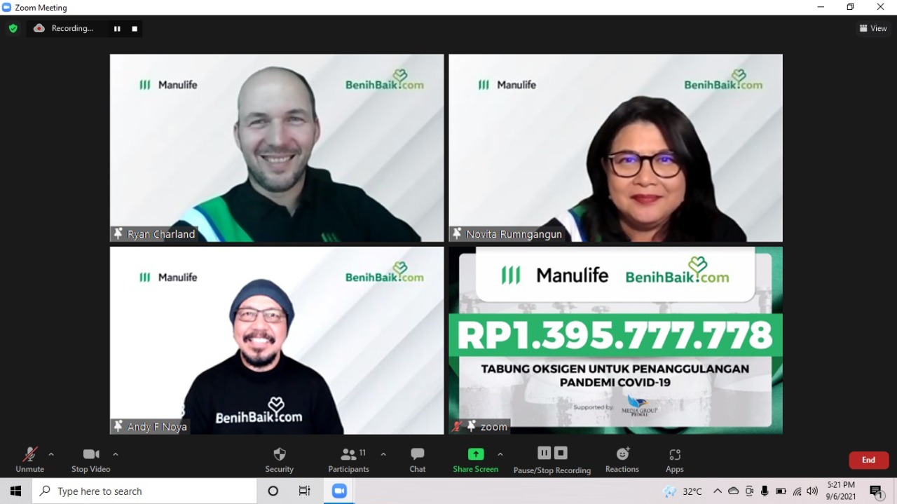 Manulife Indonesia - BenihBaik.com Donasi Lebih dari 500 Tabung Oksigen 2 Manulife Indonesia - BenihBaik.com Donasi Lebih dari 500 Tabung Oksigen