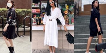 7 Ide Padu Padan Sneakers dengan Dress