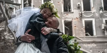 Viral! Potret Pernikahan Nastya Gracheva dan Anton Sokolov di Kharkiv Ukraina_womanindonesia.co.id