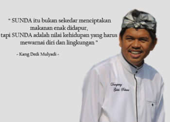 Dedi Mulyadi salah satu pencetus Hari Kebangkitan Bahasa Sunda Foto. Limawaktu