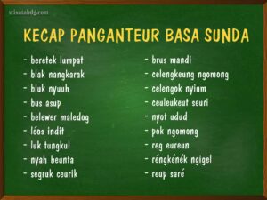 Beberapa Contoh Pengantar Bahasa Sunda