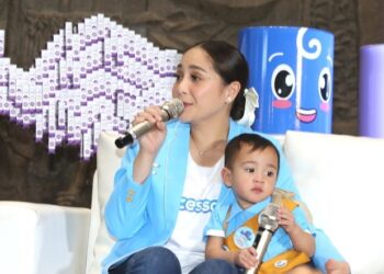 Nagita Slavina Sebar Semangat Anak Indonesia Sehat dan Ceria_Womanindonesia.co.id