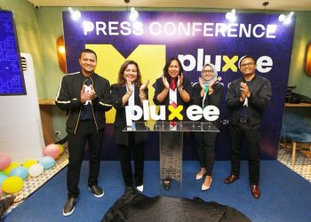 Kika: IT & Operation Director Pluxee Indonesia, Adhit Prasetyo; Marketing & Merchant Director Pluxee Indonesia, Theresia Lilya; Chief Executive Officer Pluxee Indonesia, Kiki Randall; Human Resources Business Partner (HRBP) Pluxee Indonesia, Vidia Kusumasari dan Chief Financial Officer Pluxee Indonesia, David Panjaitan