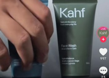 Salah satu skincare brand lokal Kahf yang banyak disukai.