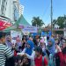 500 porsi lontong goreng dibagikan kepada masyarakat yang sedang beraktifvtas di CFD