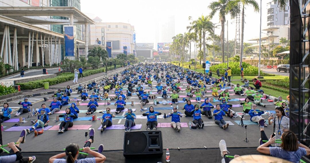 530 Peserta Lakukan Pound Fit_Womanindonesia.co.id