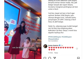 Memastikan Cukup Asupan Zat Besi, Bentuk Investasi Asmirandah Untuk Kepintaran Si Kecil di Masa Depan
