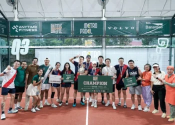 Kompetisi padel “Battle of Schools: Parents Edition”. yang disponsori oleh Danamon.