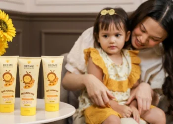 Bee Gentle Lotion Perawatan Kulit Harian untuk Ibu dan Anak_Womanindonesia.co.id